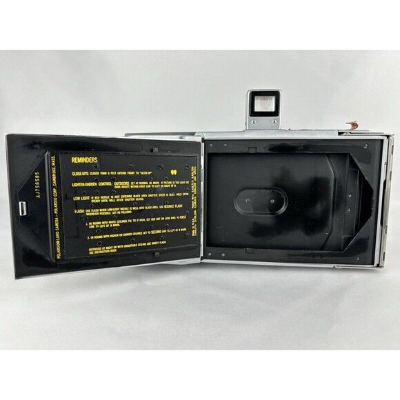 Vintage 1960's‎ POLAROID Folding Land Camera MODEL J66 F2602 Directions - Picture 5 of 14